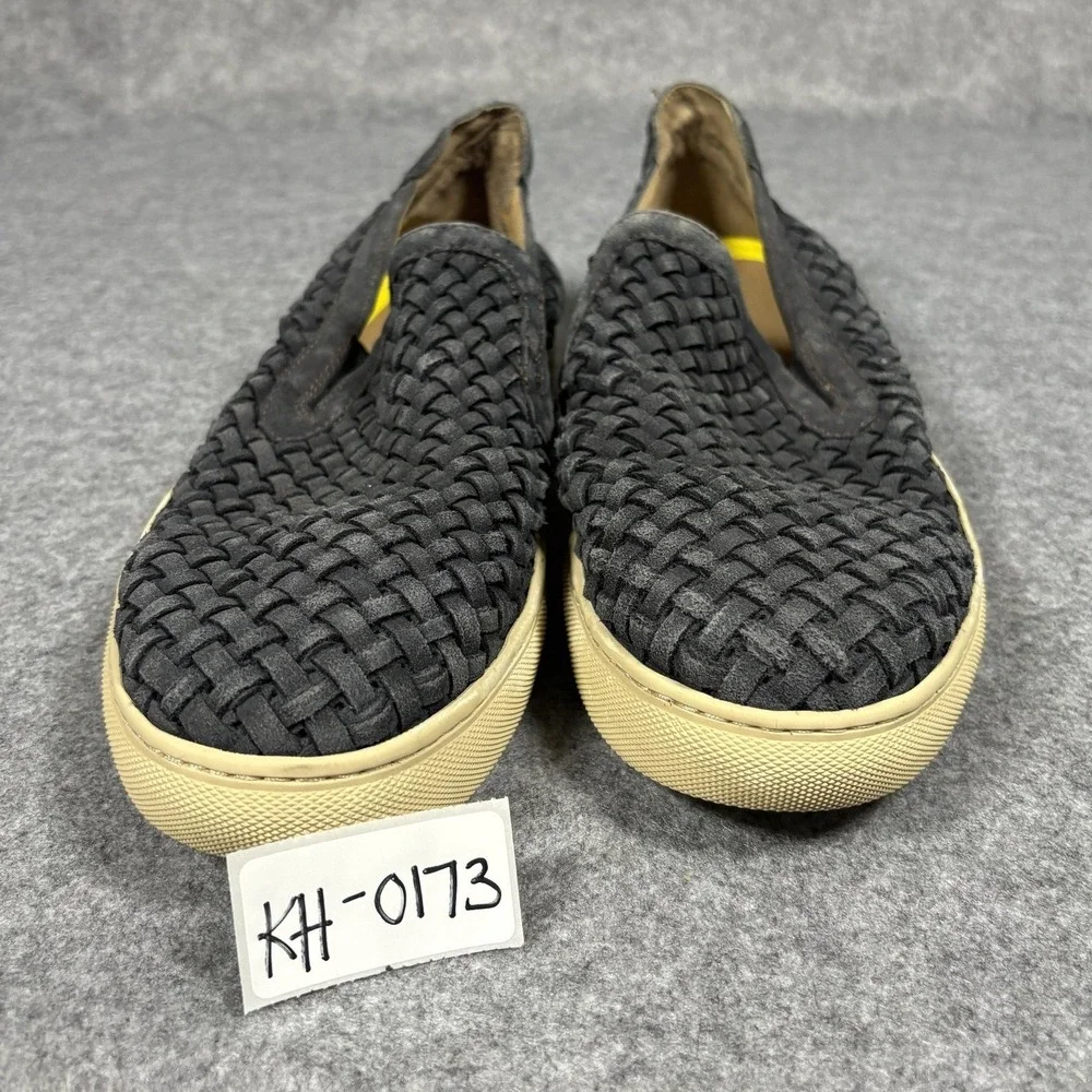 Donald J‎ Pliner Karter3-FL Slip On 11M Charcoal Woven Suede